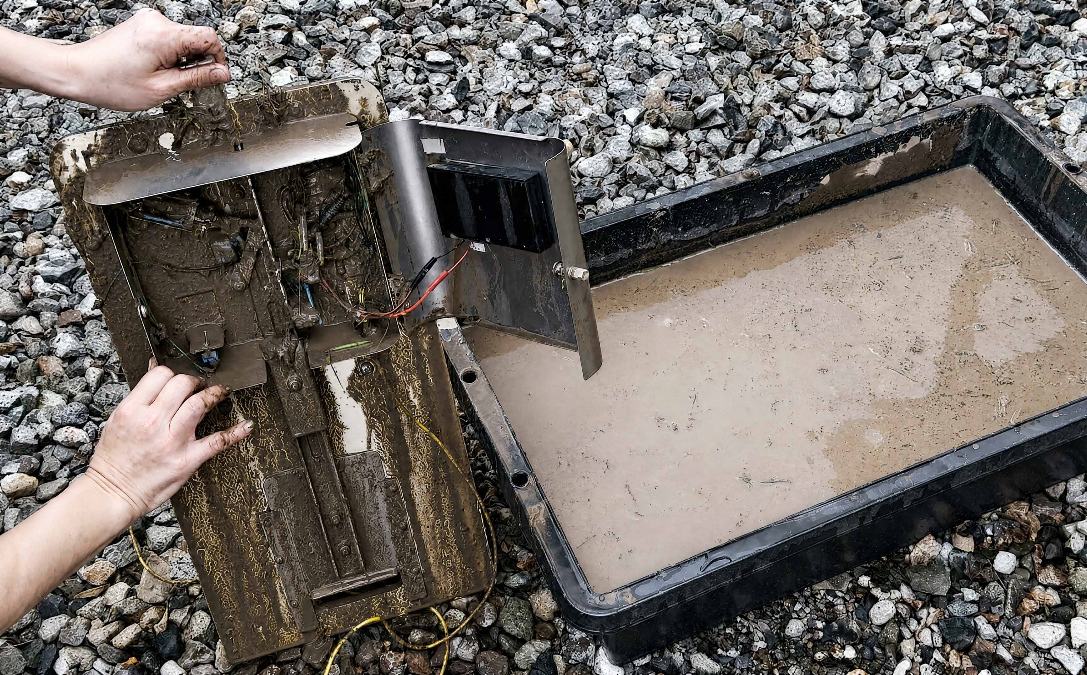 イタオトシ改良型の泥水試験